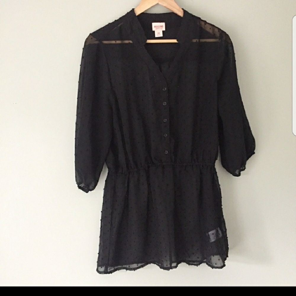 Mossimo women sheer blouse